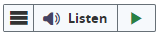 The webReader Listen button.